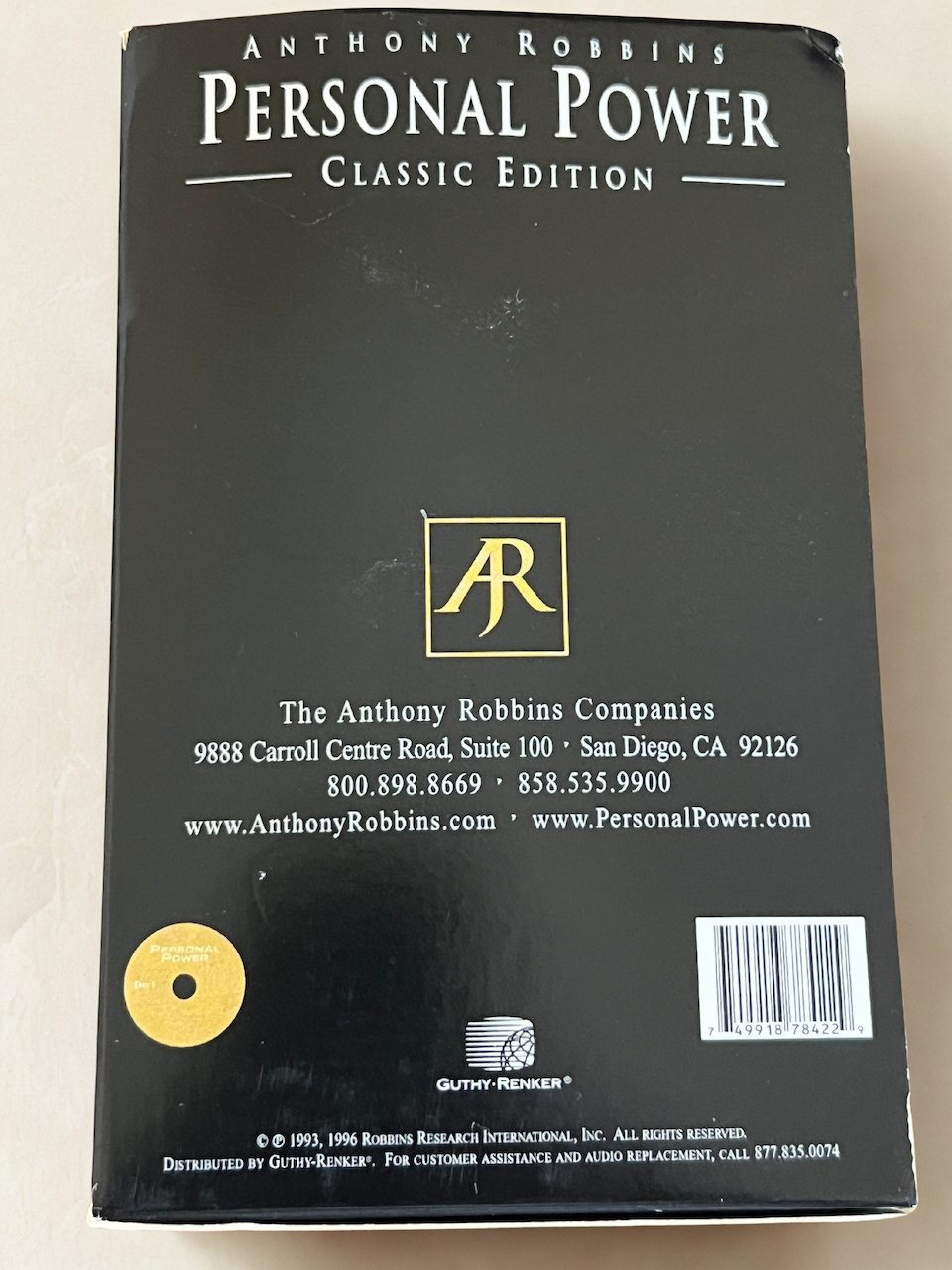 Unleash Your Potential: Anthony Robbins Personal Power Classic Edition 30-Day Audio CD Program