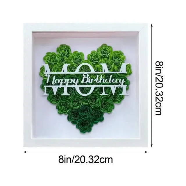 Wooden Flower Frame Display: A Mother's Day Gift of Timeless Elegance