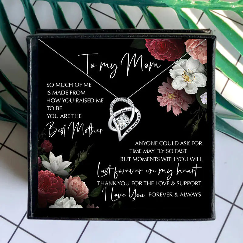 Stunning Mother's Heart Necklace