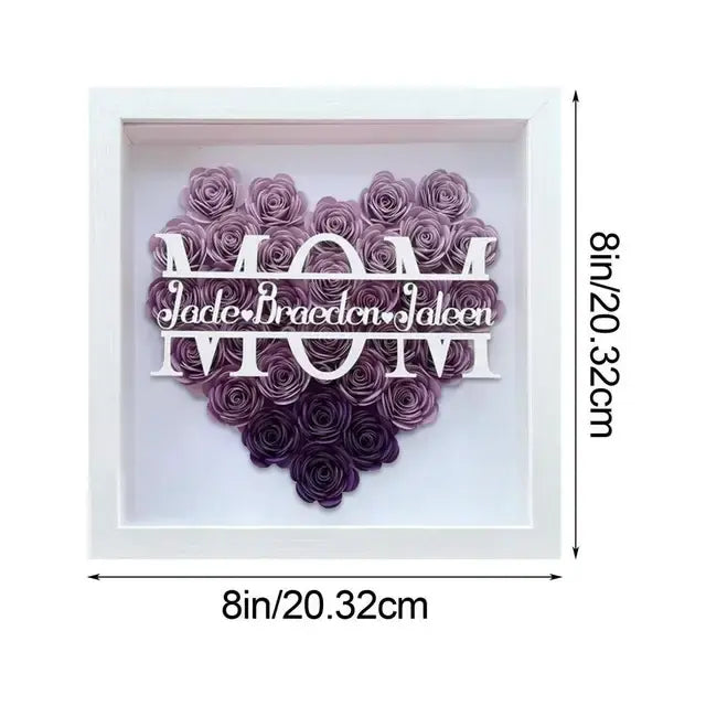 Wooden Flower Frame Display: A Mother's Day Gift of Timeless Elegance
