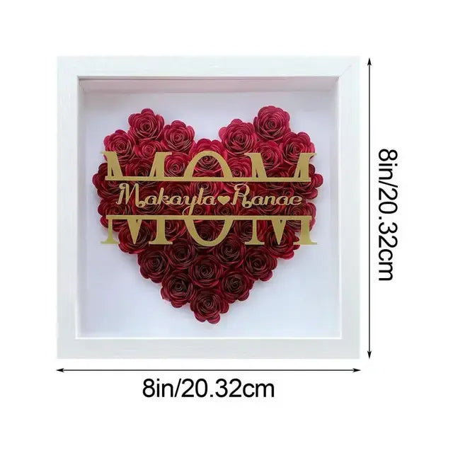 Wooden Flower Frame Display: A Mother's Day Gift of Timeless Elegance