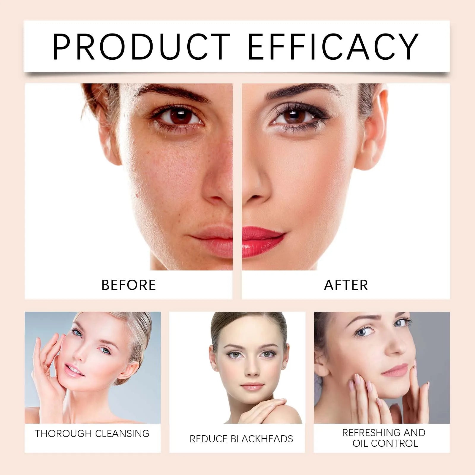 Turmeric Brightening Mousse Facial Cleanser with Kojic Acid & Niacinamide - 2-Pack Deep Cleansing Formula with Silicone Massage Head, 100ml Each