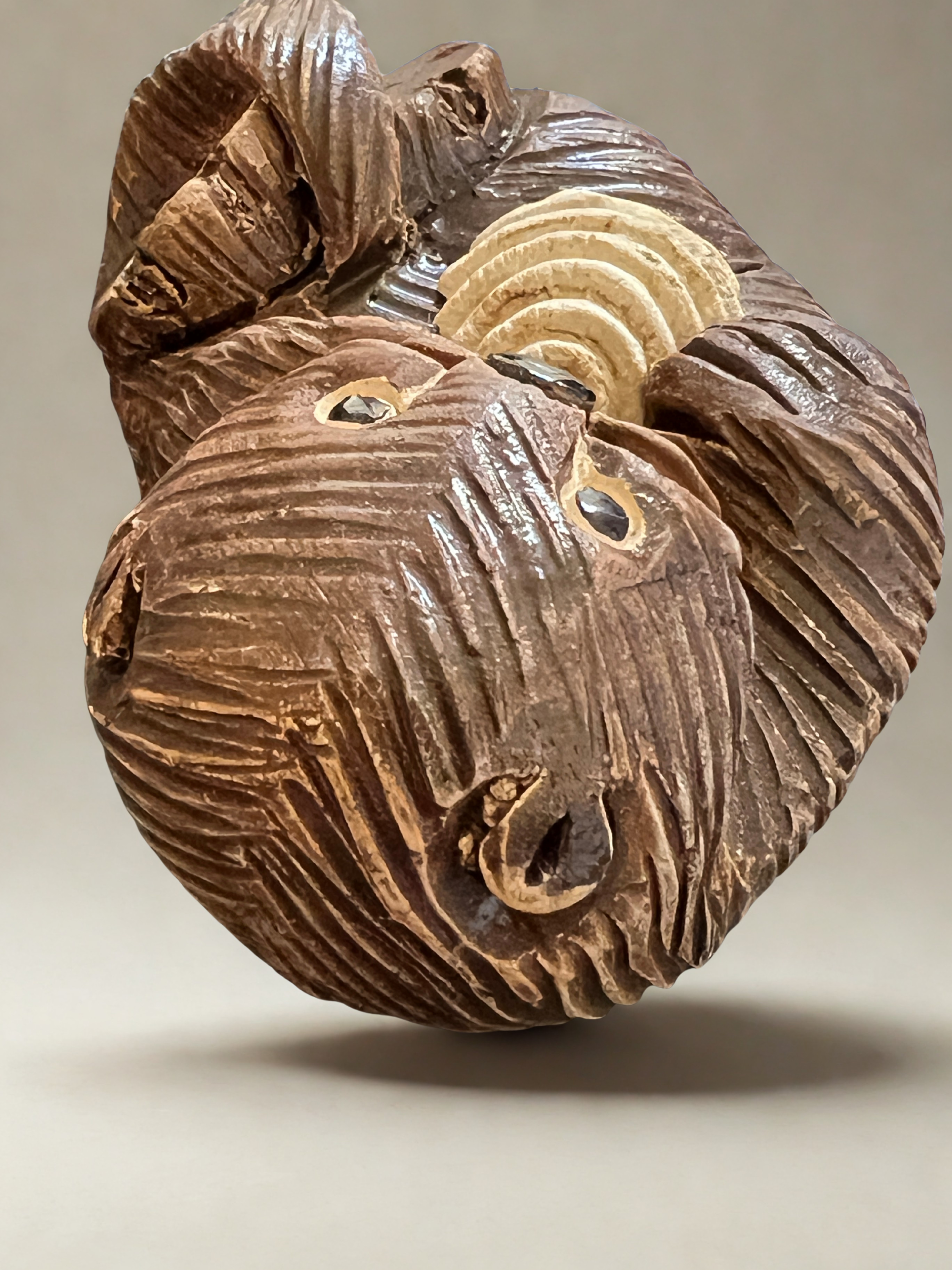 VINTAGE 1970s Artesania Rinconada Sea Otter with Shell Figurine | Signed Uruguayan Art Pottery