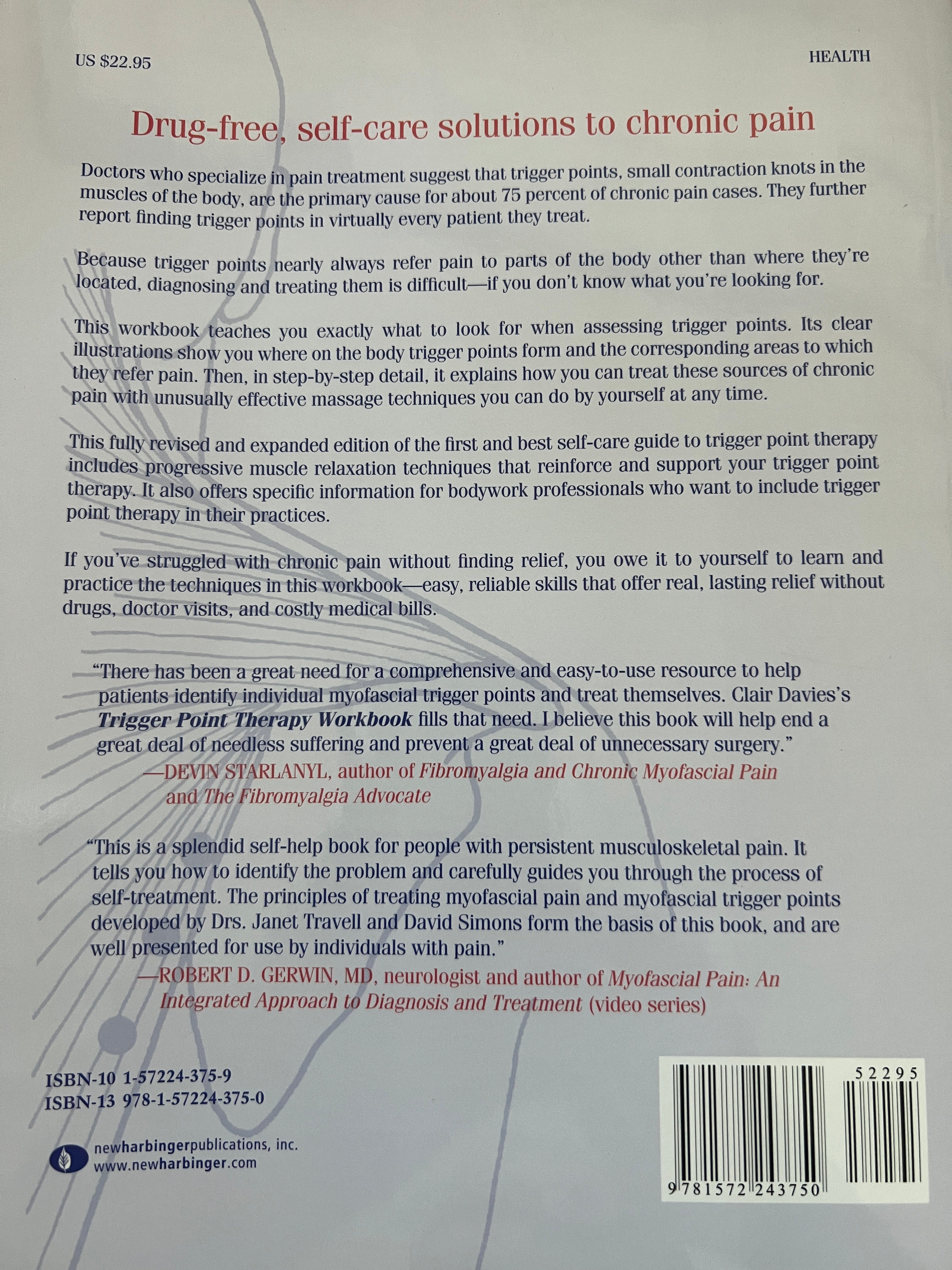 The Trigger Point Therapy Workbook: Your Self-Treatment Guide for Pain Relief, Second Edition, Paperback