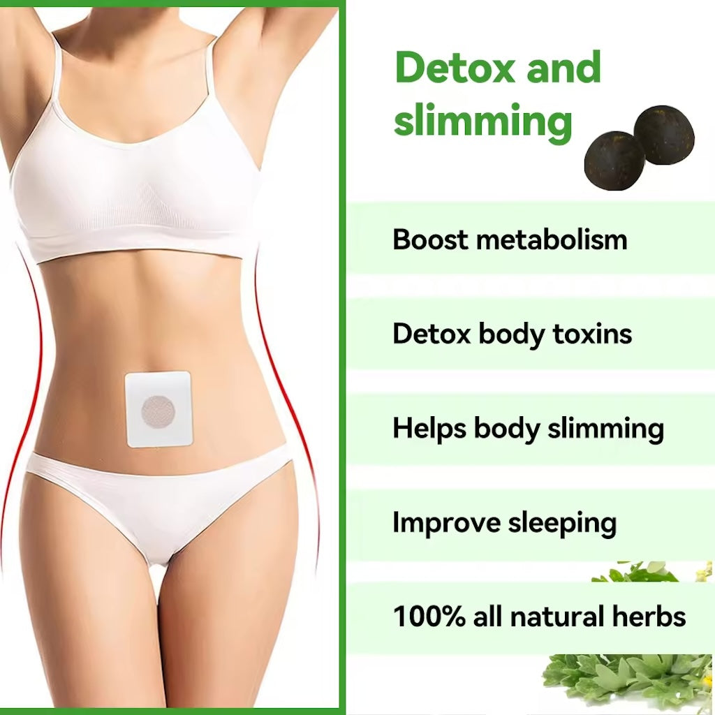 30 Day Belly Slimming Patch Detox Patch Fat Burning Weight Loss Slimming Patch Navel Patch