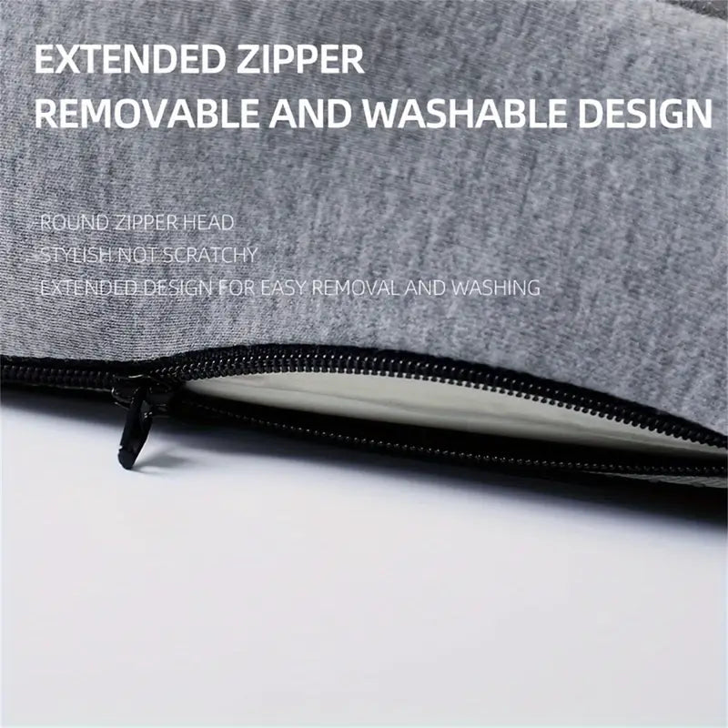 Sciatica & Tailbone Relief Seat Cushion - Ergonomic Memory Foam Donut Pillow for Office Chair, Car, & Wheelchair, Improves Posture & All-Day Comfort, Gray