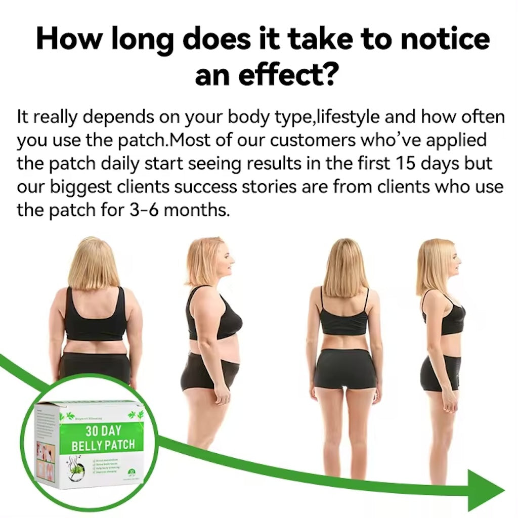 30 Day Belly Slimming Patch Detox Patch Fat Burning Weight Loss Slimming Patch Navel Patch