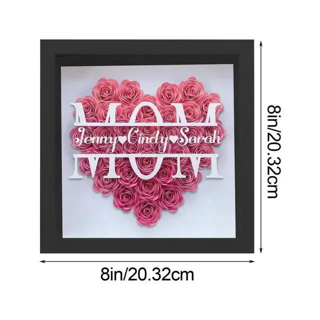 Wooden Flower Frame Display: A Mother's Day Gift of Timeless Elegance