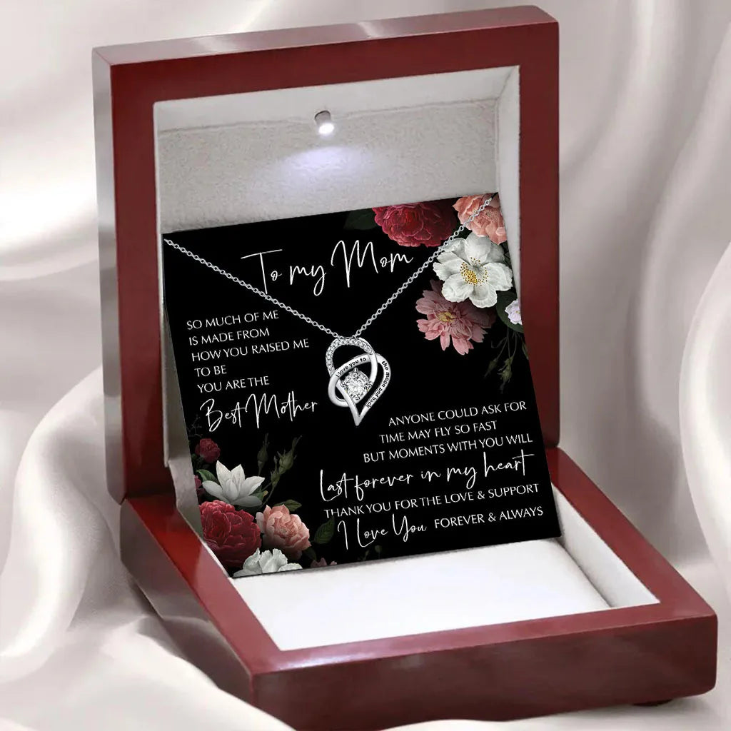 Stunning Mother's Heart Necklace