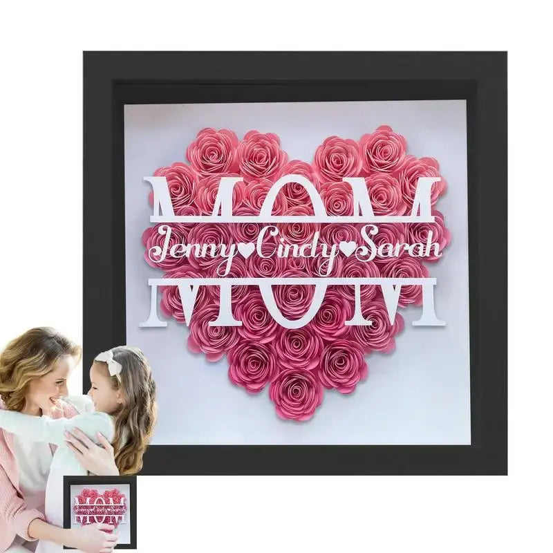 Wooden Flower Frame Display: A Mother's Day Gift of Timeless Elegance