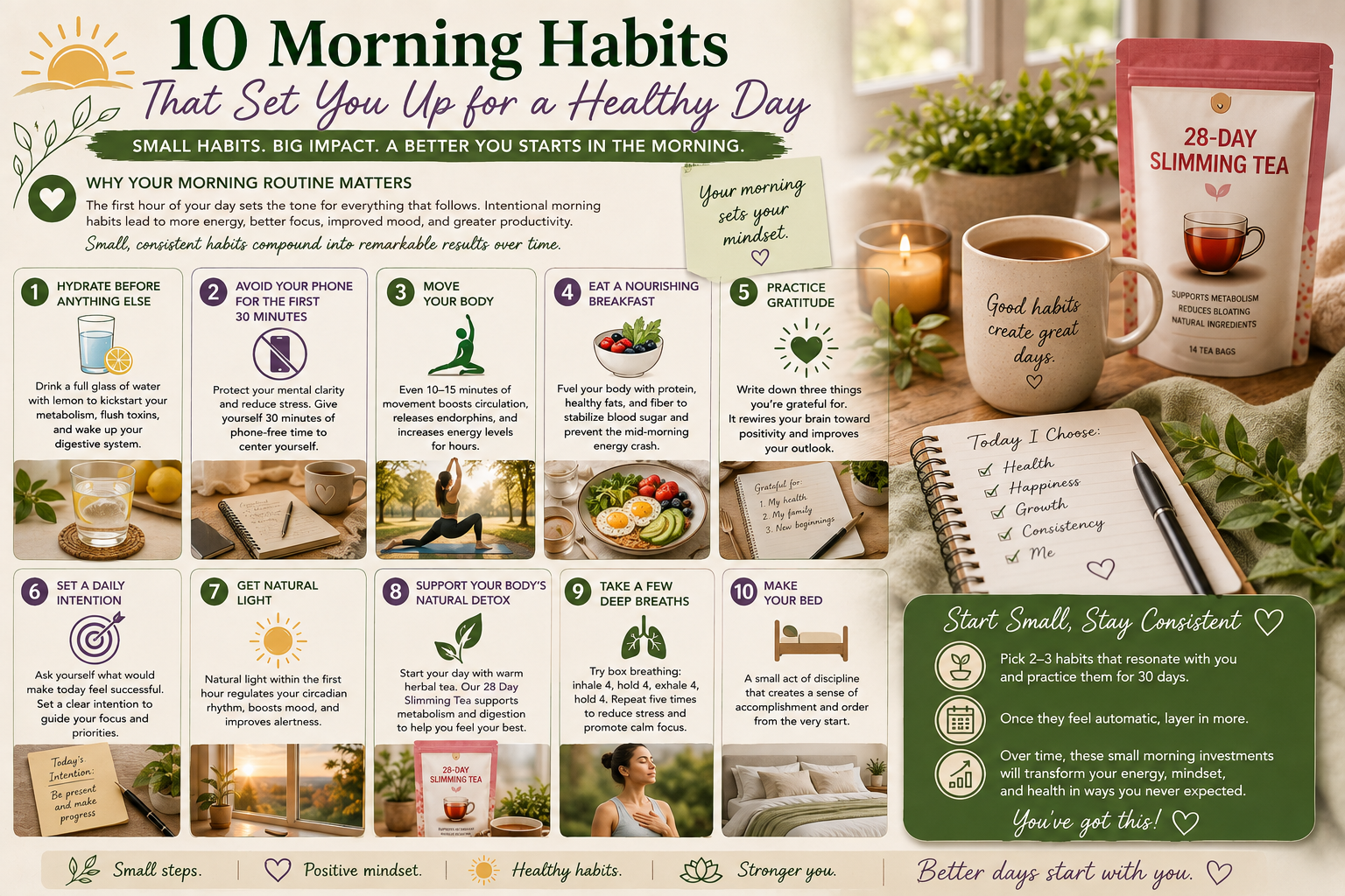 10 Morning Habits That Set You Up for a Healthy Day