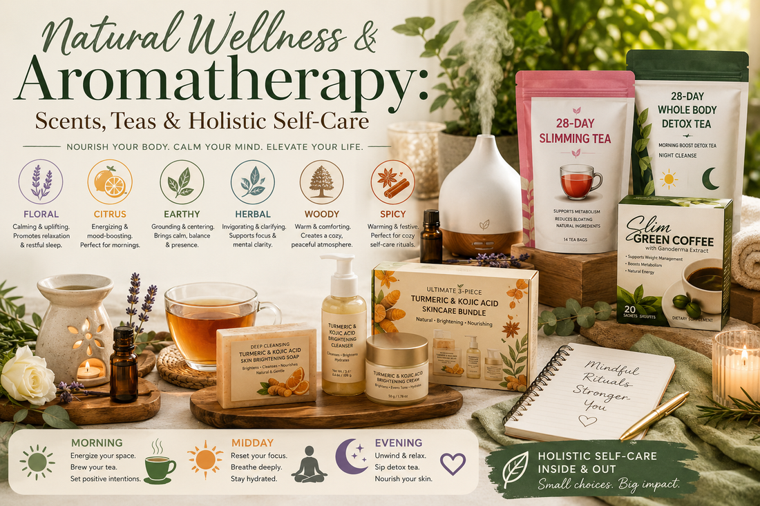Natural Wellness & Aromatherapy: Scents, Teas & Holistic Self-Care