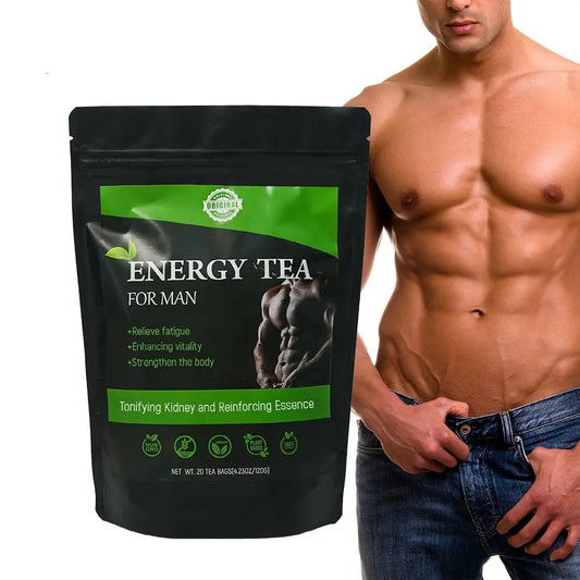 Male Energy Tea Energy Tea for Men Men's Energy Supplement (20 Tea Bags)