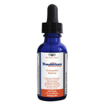 Traulevium™ Homeopathic Oral Drops for Joint & Muscle Pain Relief, 2 fl oz