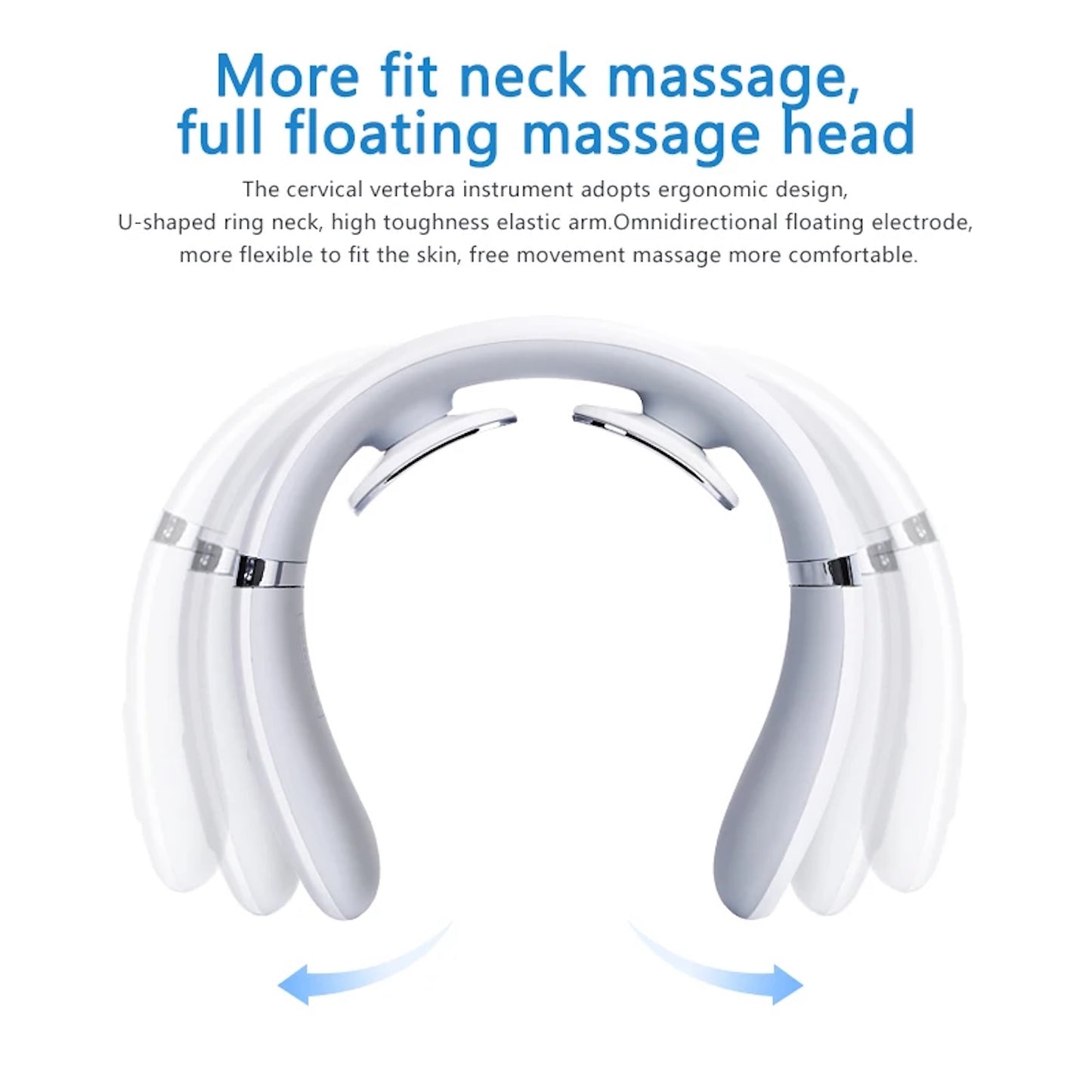 Portable Mini Cervical Massager Portable Neck & Shoulder Massager - Deep Tissue Relief for On-the-Go Comfort