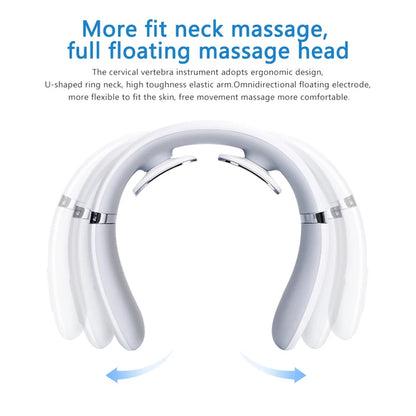 Portable Mini Cervical Massager Portable Neck & Shoulder Massager - Deep Tissue Relief for On-the-Go Comfort