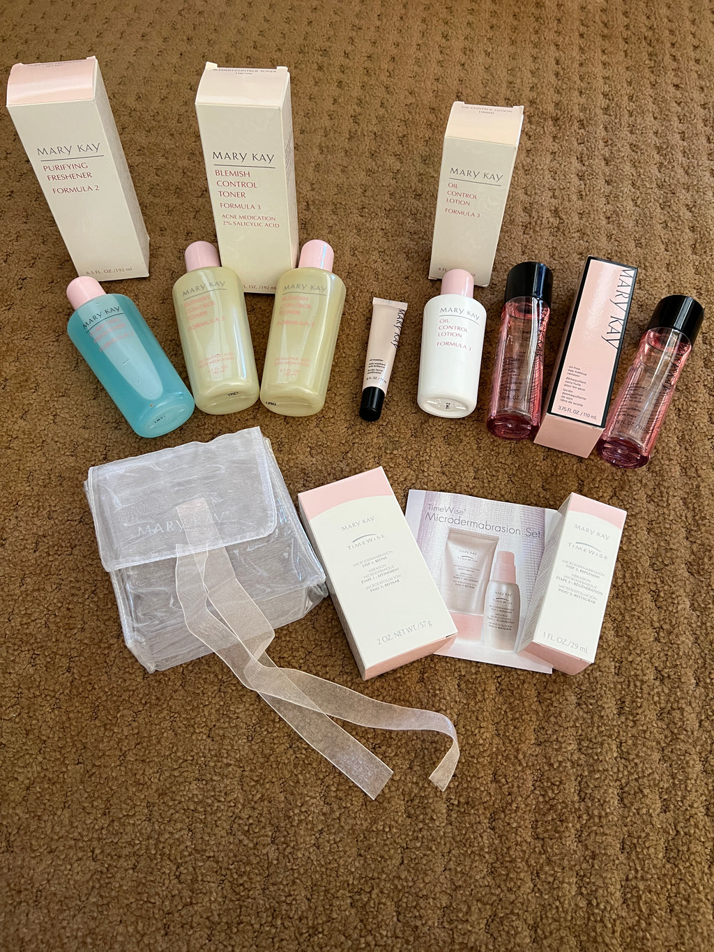 Mary Kay Oil Control Makeup Remover Purifyer Timewise Microdermabrasion etc., NOS