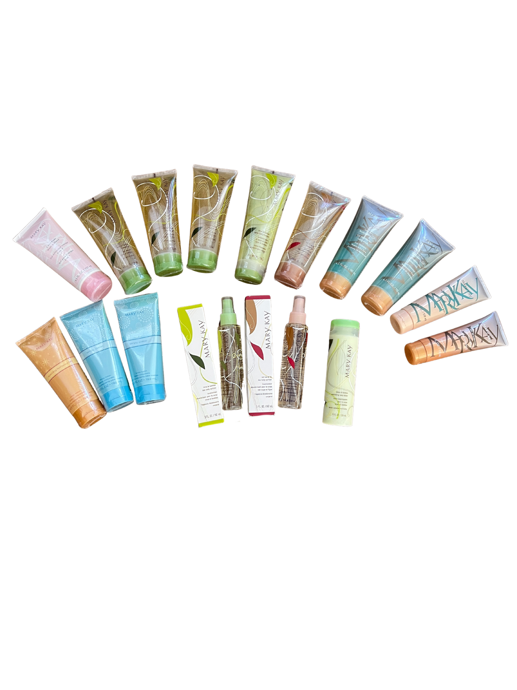 Mary Kay Body Care Set 16pc Shower Gel Lotion Sunscreen Spa Collection