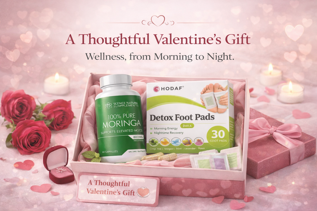 The Ultimate Daily Reset Duo: Moringa Capsules + HODAF Detox Foot Pads