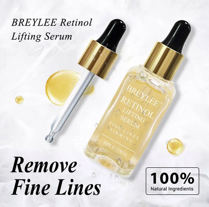 BREYLEE Retinol Serum Anti-Aging Lifting Firming Remove Wrinkles Fine Lines Repair Tighten Skin, 0.6 fl oz