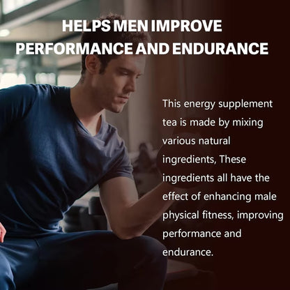 Male Energy Tea Energy Tea for Men Men's Energy Supplement (20 Tea Bags)