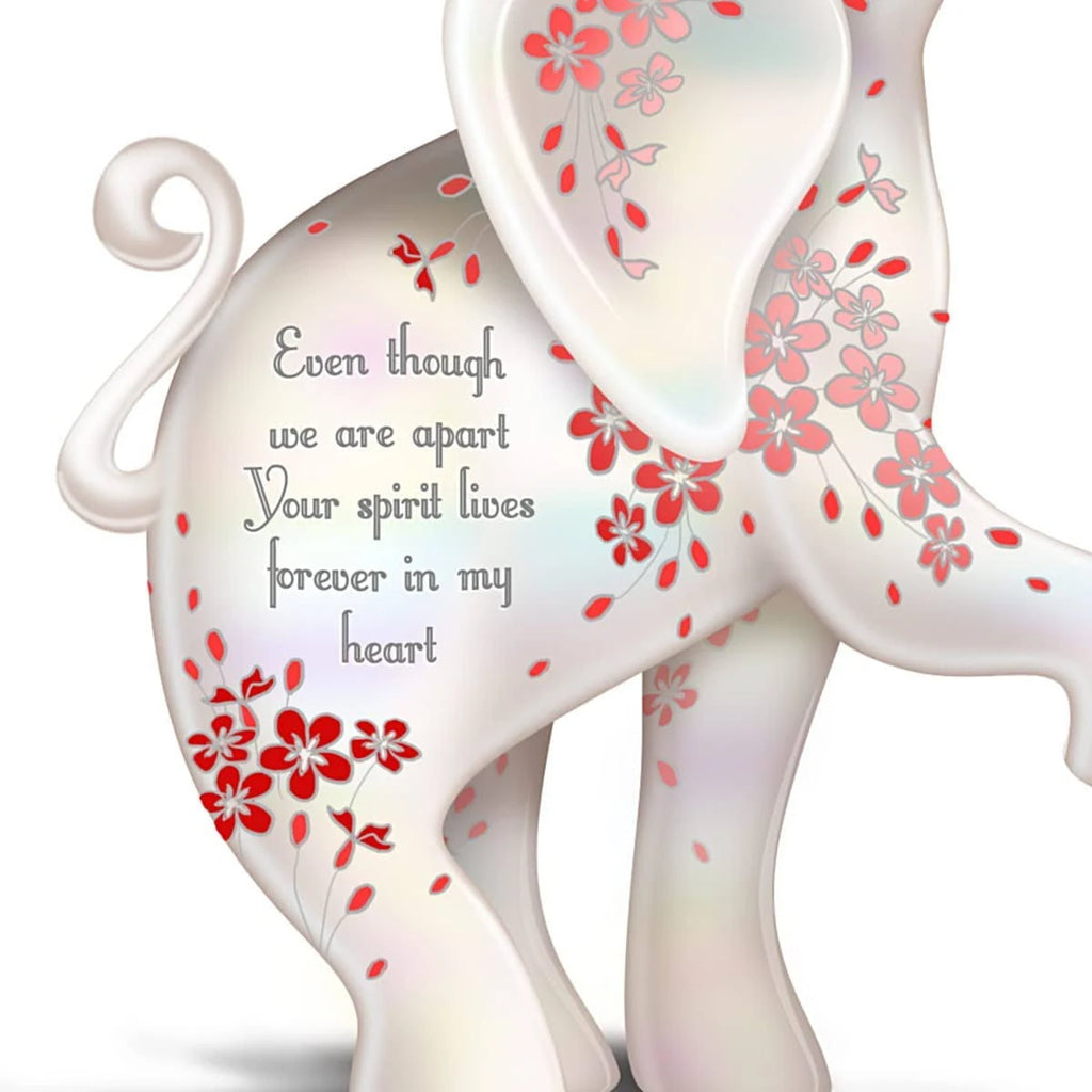 The Hamilton Collection Blake Jensen "Forever In My Heart" Memorial Elephant Figurine