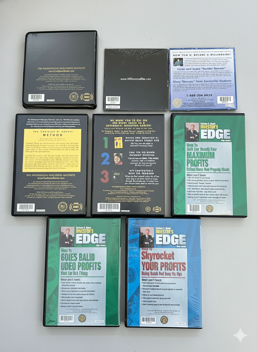 Carleton Sheets Ultimate 3-Course Real Estate Bundle: No Money Down, Investor's Edge, Insider Secrets (12-CD/5-DVD)