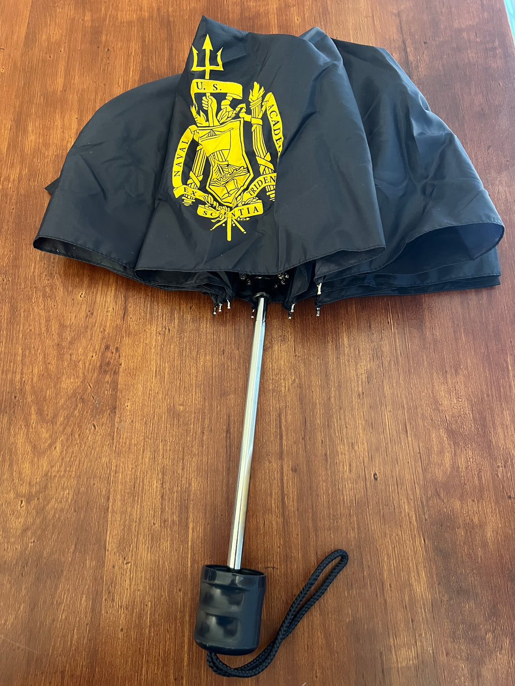 United States Naval Academy Compact Crest Storm Umbrella, 42”, Navy