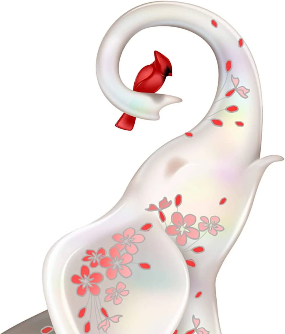 The Hamilton Collection Blake Jensen "Forever In My Heart" Memorial Elephant Figurine