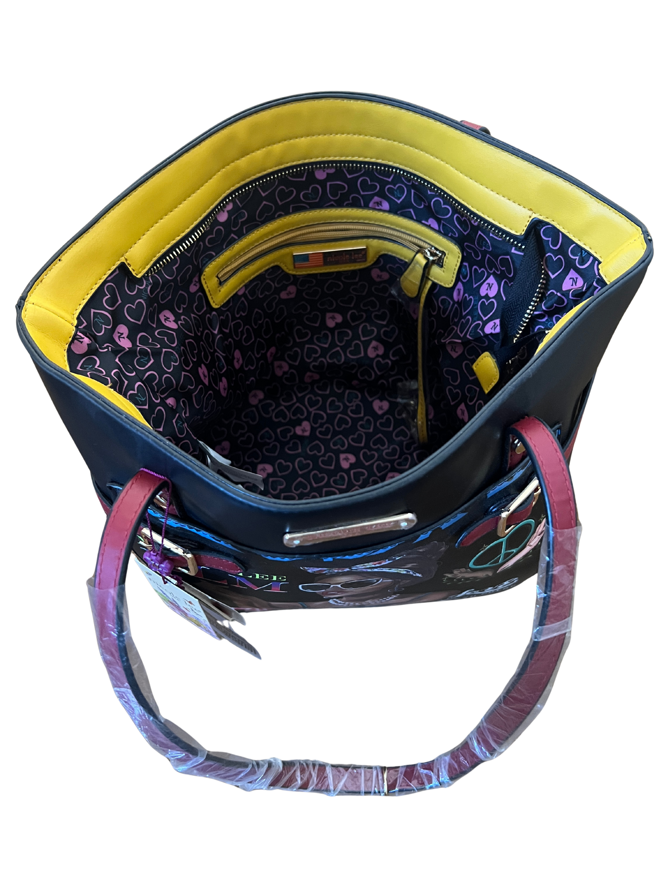 Nicole Lee “Latoya Loves Who She Is” Shoulder Bag, Black, New with Tags