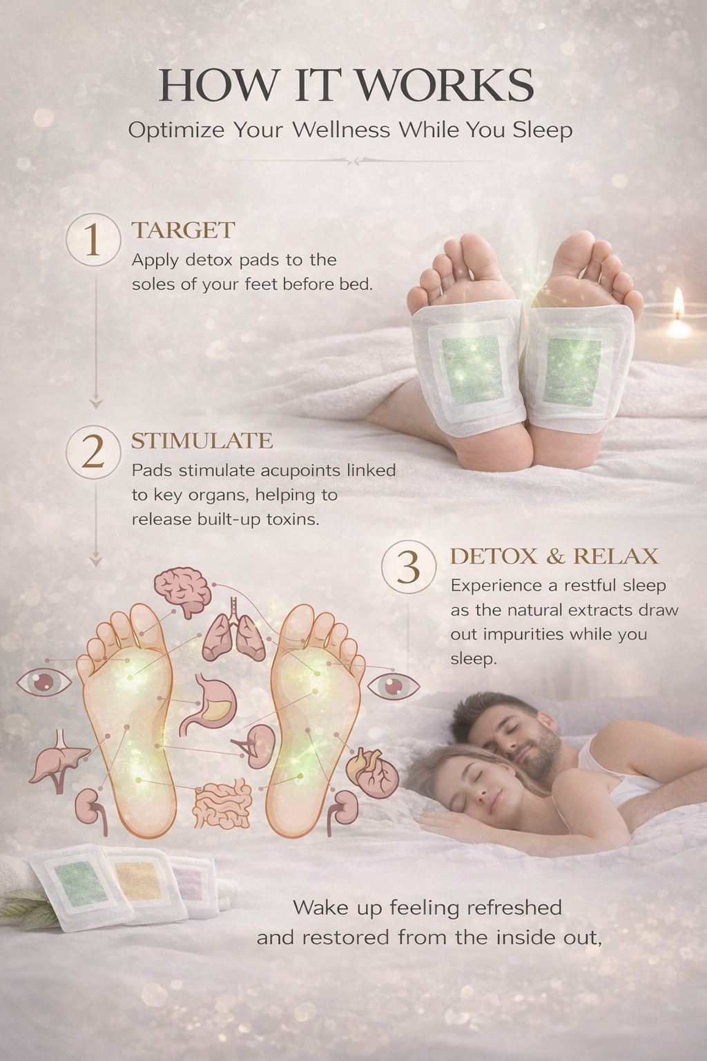 The Ultimate Daily Reset Duo: Moringa Capsules + HODAF Detox Foot Pads