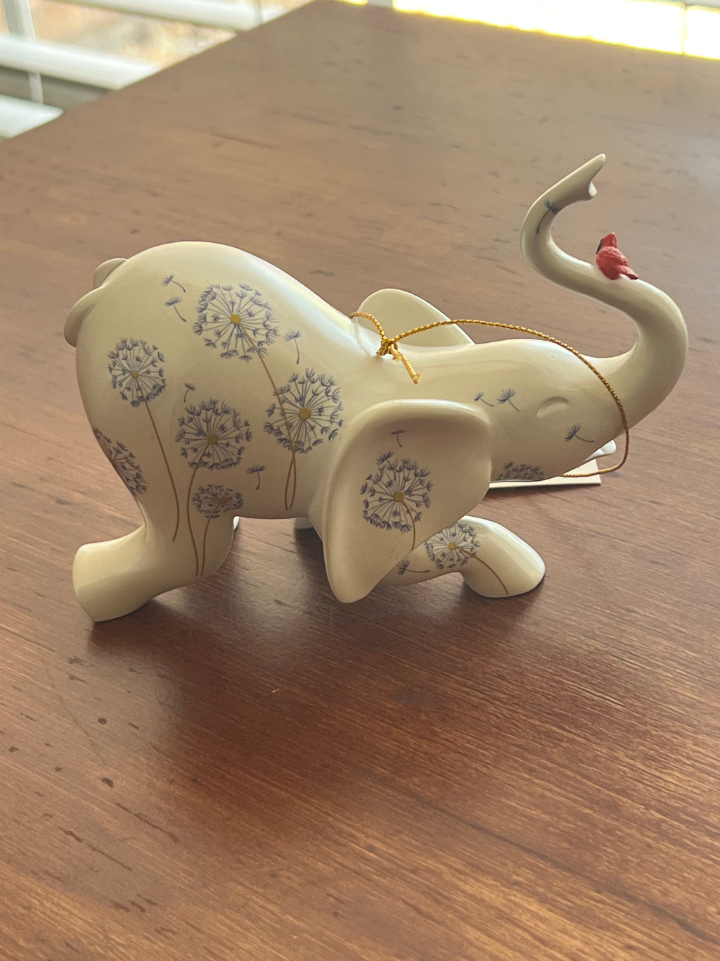 The Hamilton Collection Blake Jensen "Those We Love Don't Go Away" Elephant Memorial Figurine (6")