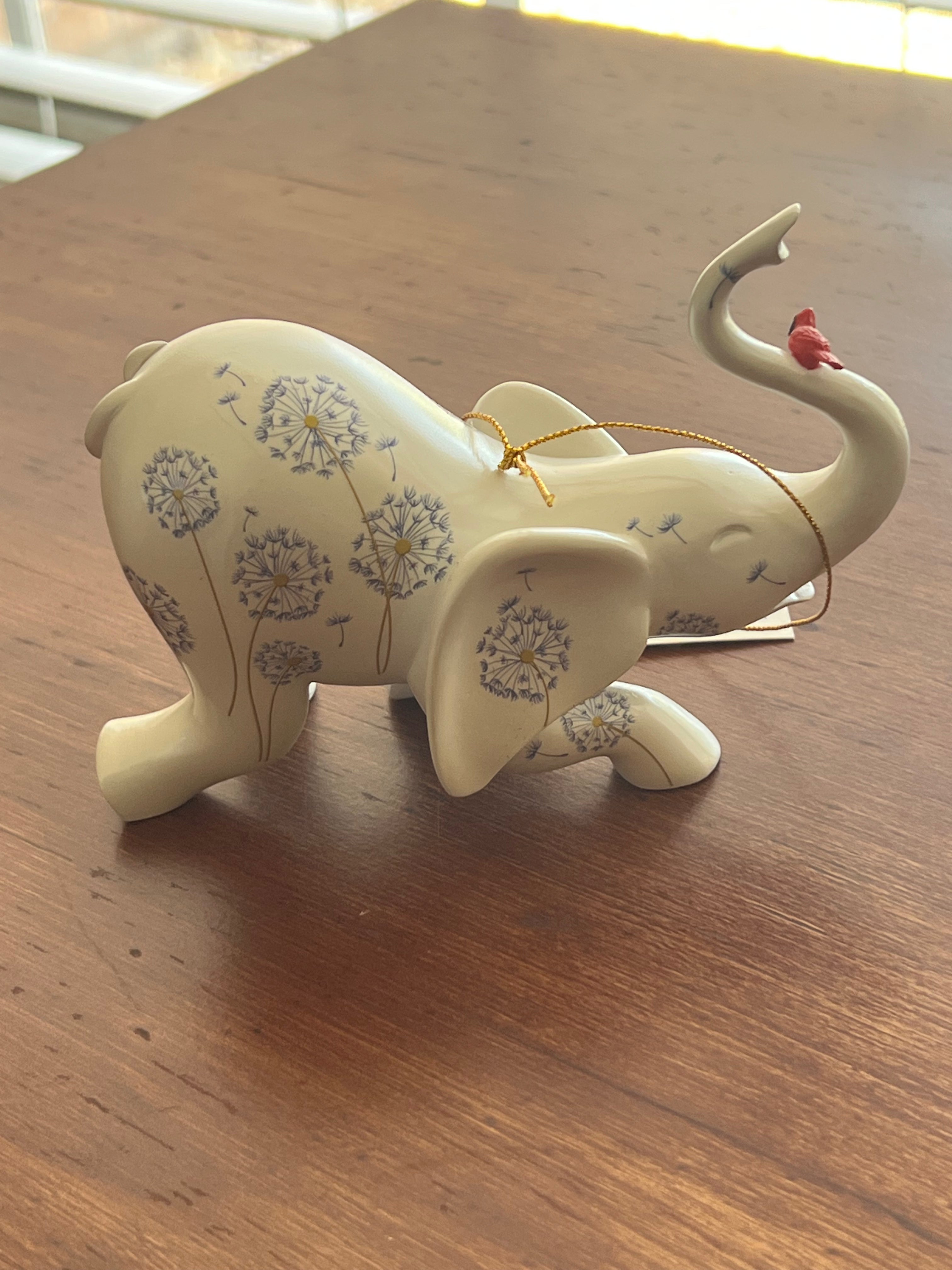 The Hamilton Collection Blake Jensen "Those We Love Don't Go Away" Elephant Memorial Figurine (6")