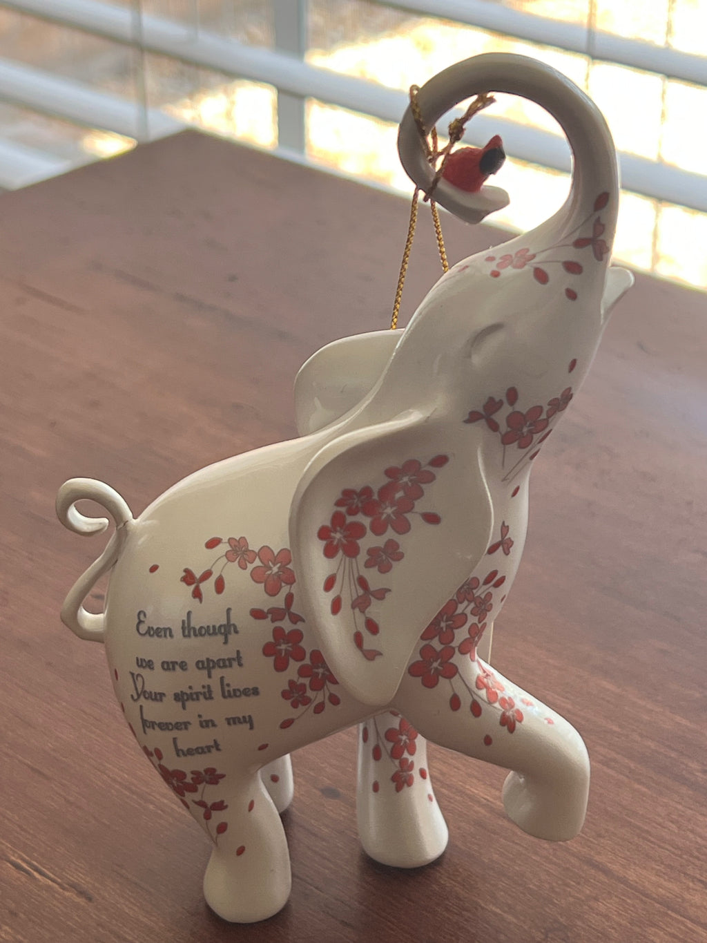 The Hamilton Collection Blake Jensen "Forever In My Heart" Memorial Elephant Figurine
