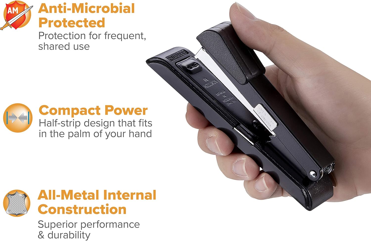 Premium Office Power Bundle: 4 Boxes Swingline S.F. 66 Electric Heavy Duty Staples (40,000 Total) + Bostitch B8 PowerCrown 30-Sheet Stapler & Remover