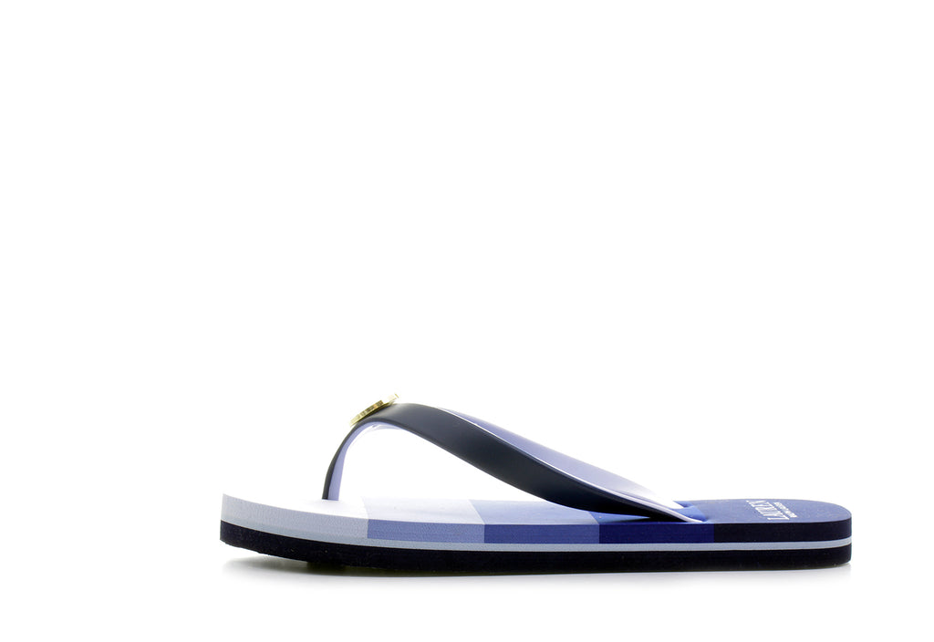 Lauren Ralph Lauren Elissa III Thong Sandals - Hot Pink, Blue, Size 10B