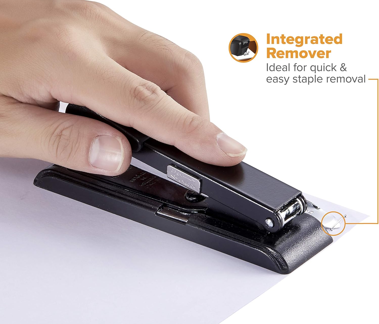 Premium Office Power Bundle: 4 Boxes Swingline S.F. 66 Electric Heavy Duty Staples (40,000 Total) + Bostitch B8 PowerCrown 30-Sheet Stapler & Remover