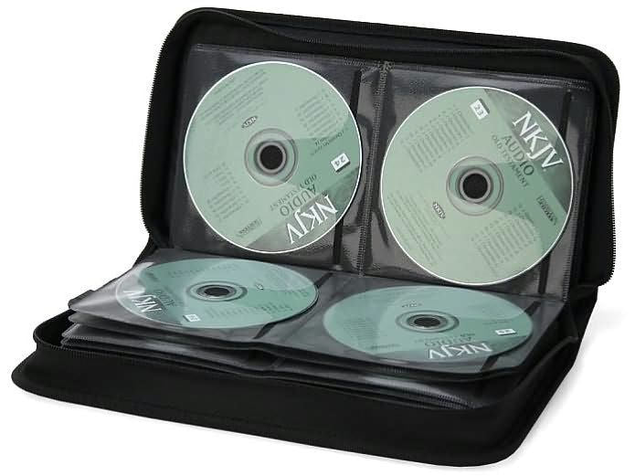 NKJV Complete Audio Bible on 58 CDs - Narrated by Stephen Johnston (Old & New Testament) in Zippered Case