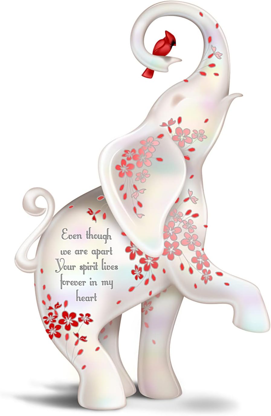 The Hamilton Collection Blake Jensen "Forever In My Heart" Memorial Elephant Figurine