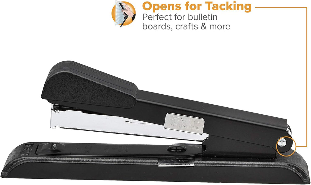 Premium Office Power Bundle: 4 Boxes Swingline S.F. 66 Electric Heavy Duty Staples (40,000 Total) + Bostitch B8 PowerCrown 30-Sheet Stapler & Remover