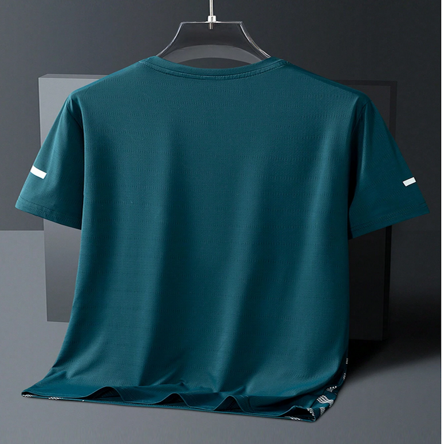 Men’s and Women's Running T-Shirt Thin Cool Ice Silk Men’s Quick Dry T-Shirt Short Sleeve Breathable Fitness Sports T-Shirt, XL – Green