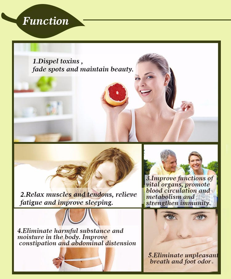 2-in-1 Natural Bamboo Vinegar Deep Cleansing Detox Foot Pads (5 Scents - 30 Pads/Box)