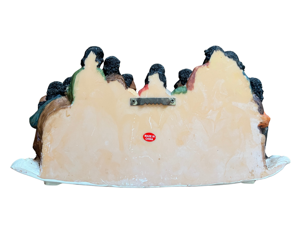 A Last Supper Like No Other: Black Jesus & His Disciples Statue, 11 x 5.6 x 2 inches