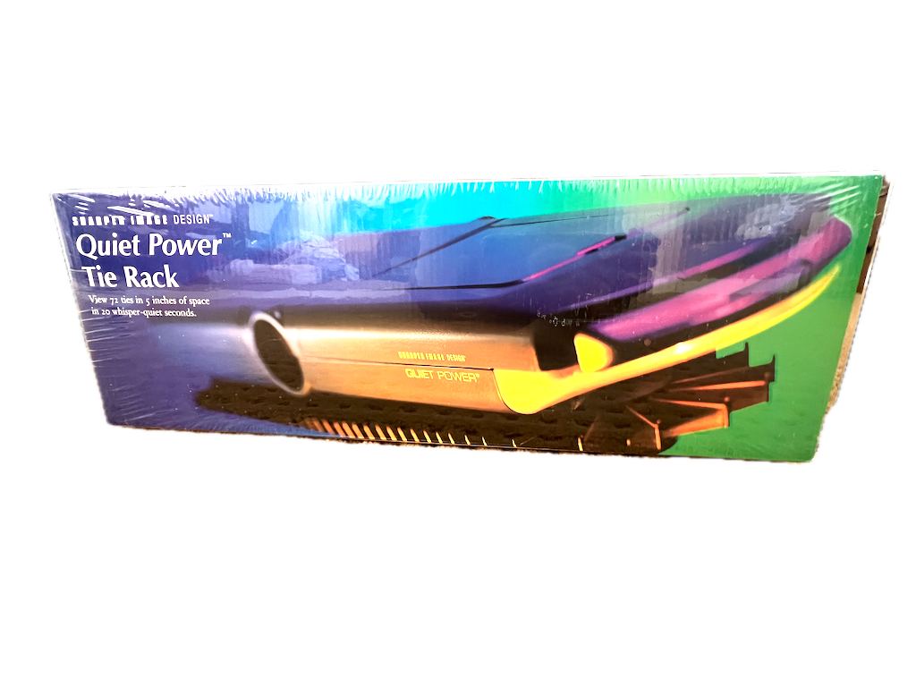 Sharper Image Design Quiet Power Rotating Tie & Belt Organizer