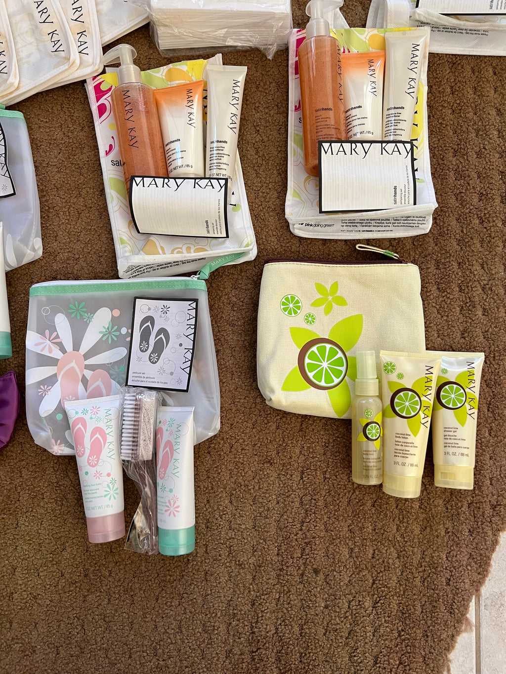 Mary Kay Deluxe Gift Collection - Satin Hands, Pedicure Sets, Coconut Lime & Accessories Bundle