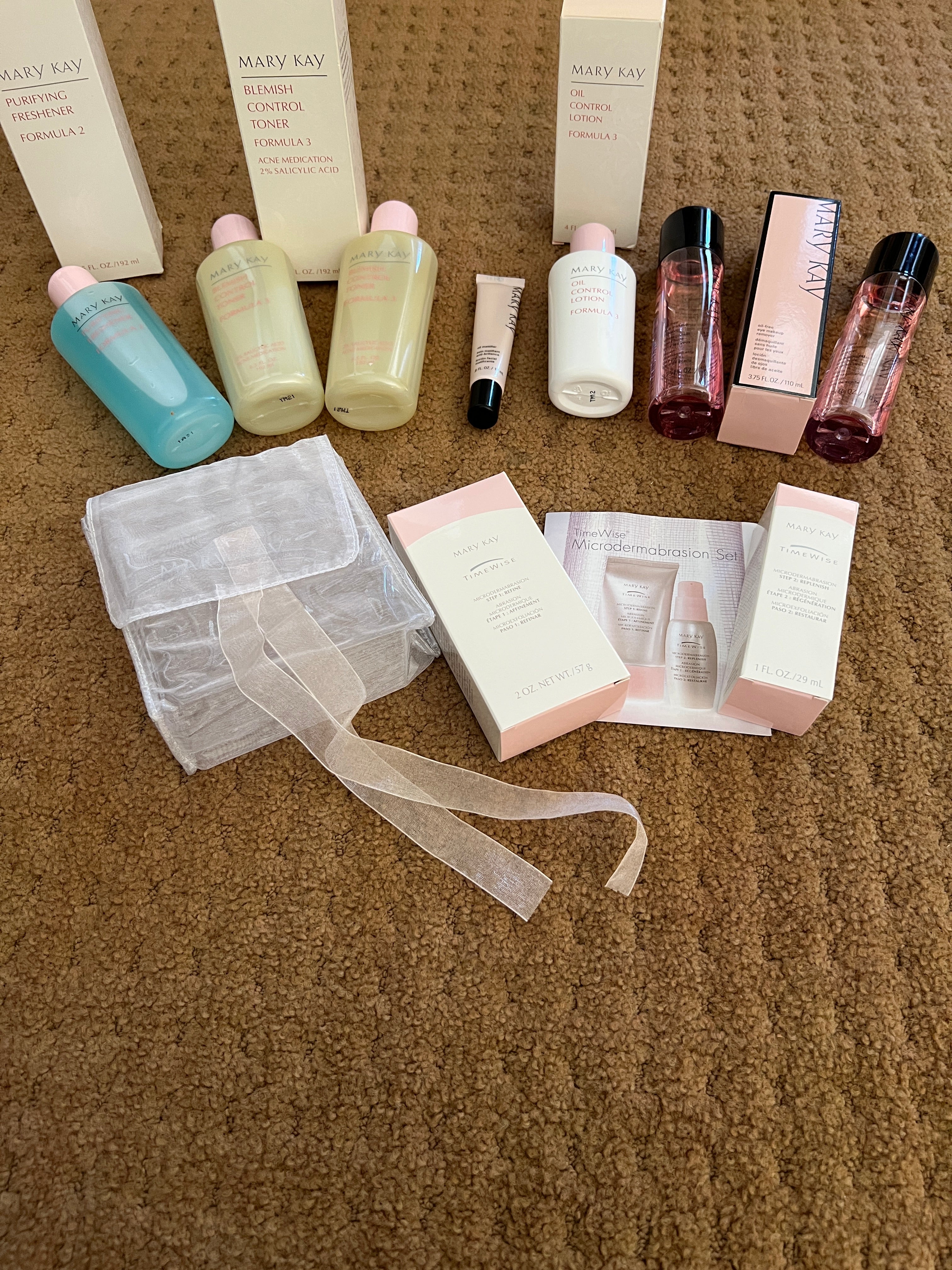 Mary Kay Oil Control Makeup Remover Purifyer Timewise Microdermabrasion etc., NOS