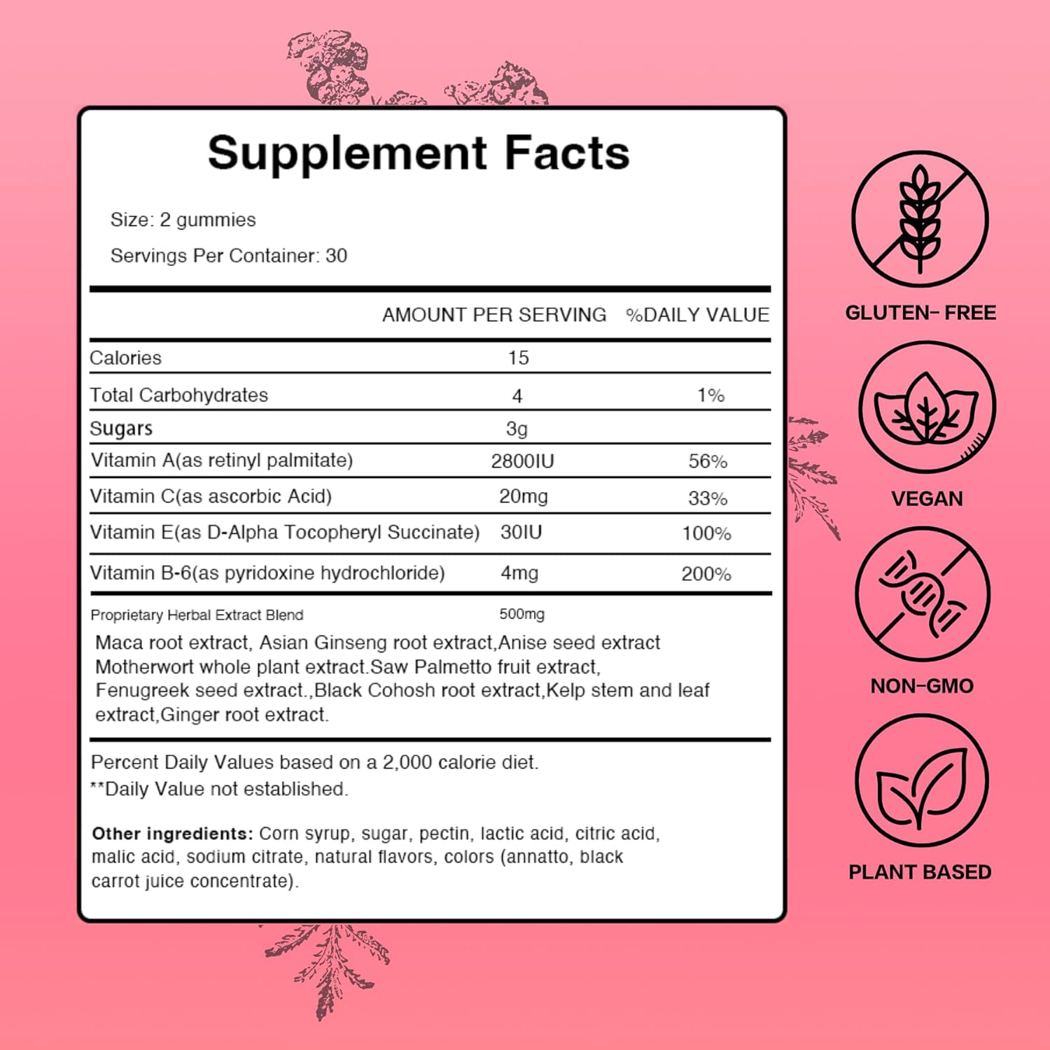 Hip Butt Gummies for Women – Vegan Curves, Booty Lift & Shape Support (60 Gummies)