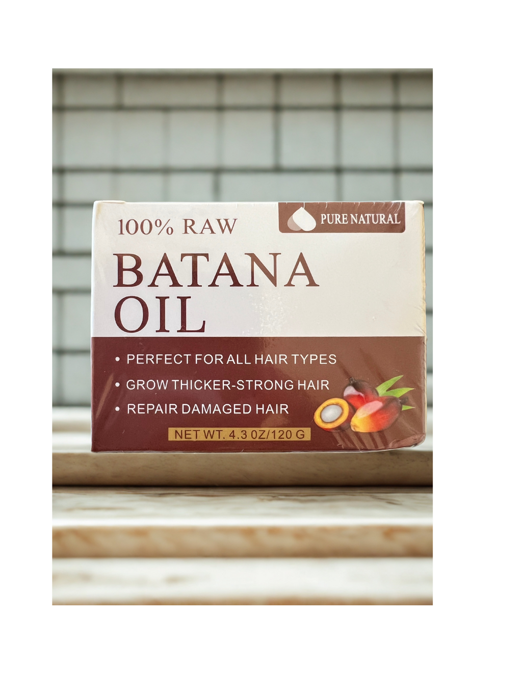 2-Pack 100% Raw Batana Oil from Honduras – Hair Growth & Repair Treatment, 4.3oz Each