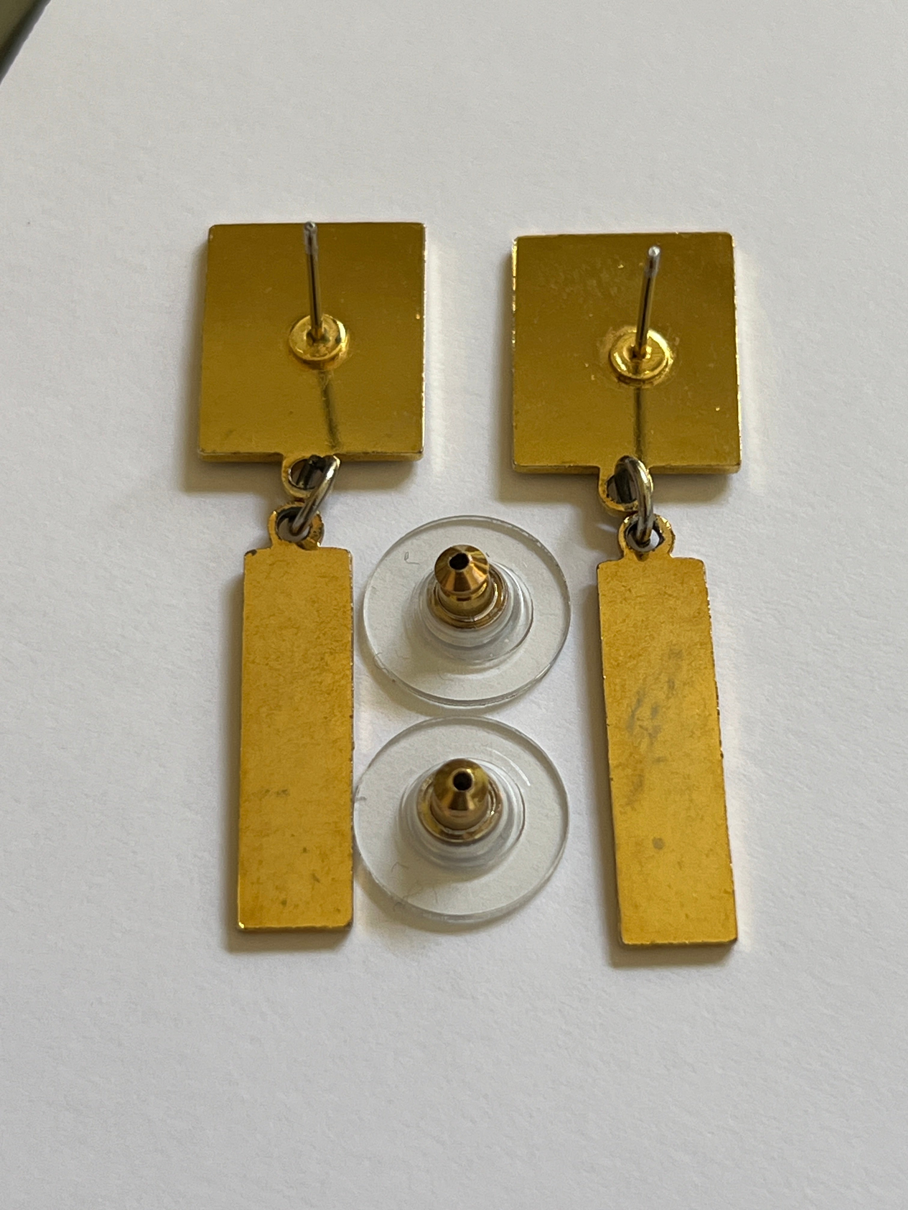 Atlanta 1996 Olympics Torch Earrings – Vintage 100 Years Centennial Official Olympic Games Collectible Jewelry