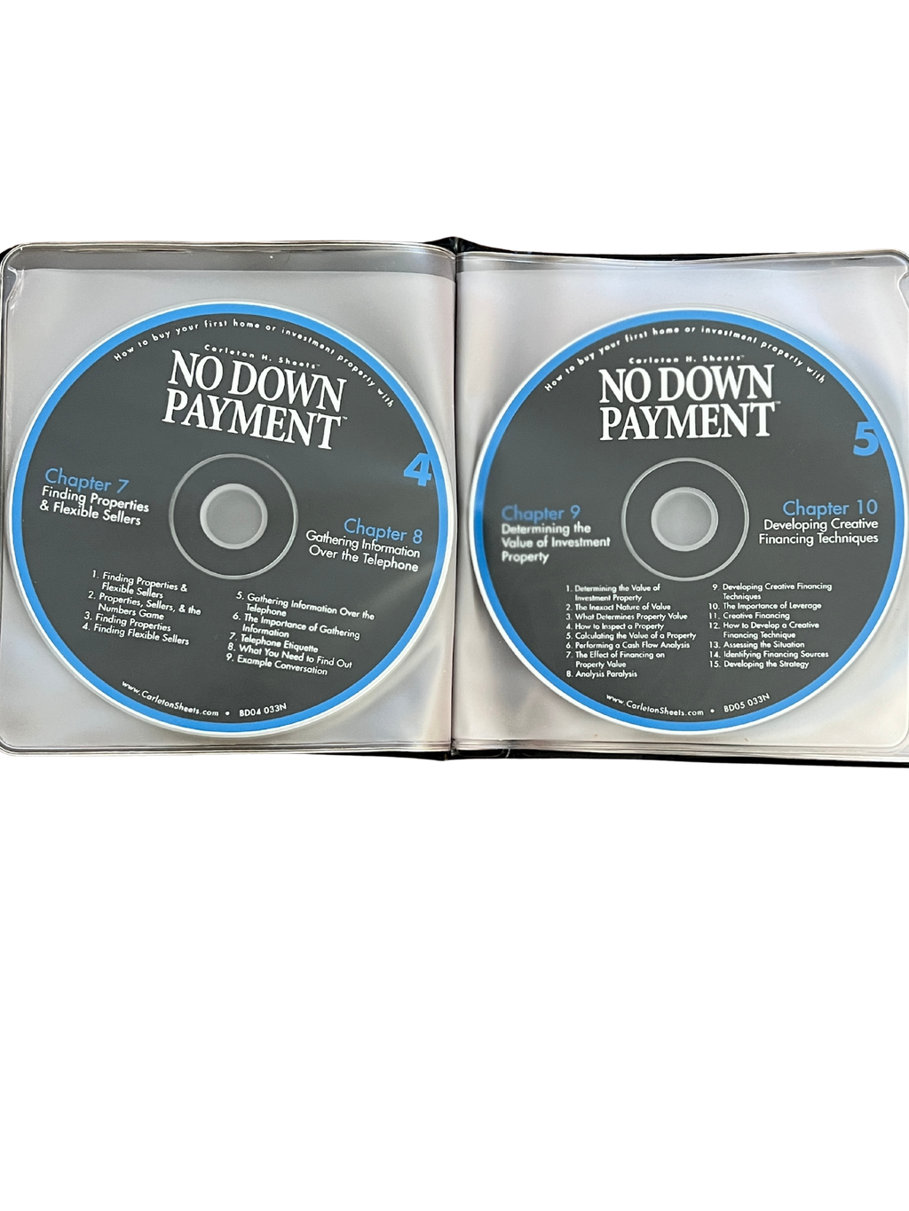 Carleton Sheets Ultimate 3-Course Real Estate Bundle: No Money Down, Investor's Edge, Insider Secrets (12-CD/5-DVD)